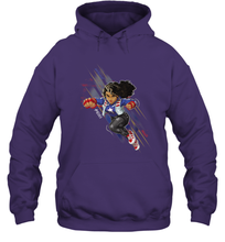 Load image into Gallery viewer, Marvel Rising Secret Warriors Miss America Action Pose Hooded Sweatshirt
