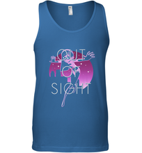 Load image into Gallery viewer, Disney Pixar Incredibles 2 Shy Violet Night Men's Tank Top
