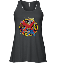 Load image into Gallery viewer, Marvel X Men Animated Series Logo Retro 90s Women's Racerback Tank

