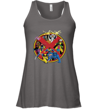 Load image into Gallery viewer, Marvel X Men Animated Series Logo Retro 90s Women's Racerback Tank
