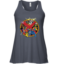 Load image into Gallery viewer, Marvel X Men Animated Series Logo Retro 90s Women's Racerback Tank
