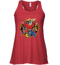 Load image into Gallery viewer, Marvel X Men Animated Series Logo Retro 90s Women's Racerback Tank
