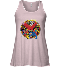 Load image into Gallery viewer, Marvel X Men Animated Series Logo Retro 90s Women's Racerback Tank
