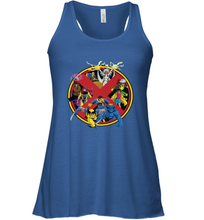 Load image into Gallery viewer, Marvel X Men Animated Series Logo Retro 90s Women's Racerback Tank
