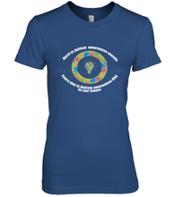 Load image into Gallery viewer, April is autism awareness month , Every day is Autism awareness day in our home AutismT shirt Women's Premium T-Shirt
