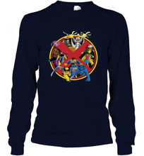 Load image into Gallery viewer, Marvel X Men Animated Series Logo Retro 90s Long Sleeve T-Shirt
