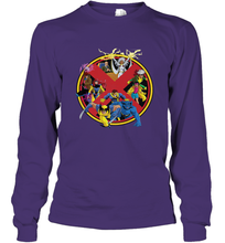 Load image into Gallery viewer, Marvel X Men Animated Series Logo Retro 90s Long Sleeve T-Shirt
