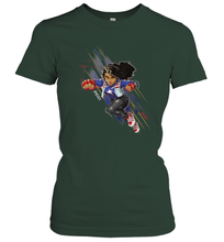 Load image into Gallery viewer, Marvel Rising Secret Warriors Miss America Action Pose Women's T-Shirt
