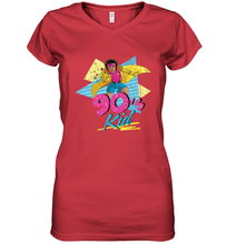 Load image into Gallery viewer, Marvel X Men Jubilee 90s Kid Neon Retro Women's V-Neck T-Shirt
