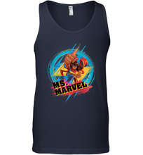 Load image into Gallery viewer, Marvel Rising Secret Warriors Ms. Marvel Portrait Logo Men's Tank Top
