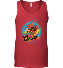 Load image into Gallery viewer, Marvel Rising Secret Warriors Ms. Marvel Portrait Logo Men's Tank Top

