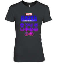 Load image into Gallery viewer, Marvel Rising Secret Warriors Hero Emblem Logo Women's Premium T-Shirt
