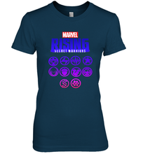 Load image into Gallery viewer, Marvel Rising Secret Warriors Hero Emblem Logo Women's Premium T-Shirt
