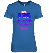 Load image into Gallery viewer, Marvel Rising Secret Warriors Hero Emblem Logo Women's Premium T-Shirt
