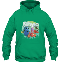 Load image into Gallery viewer, Disney Pixar Finding Nemo Group Shot Poster Hooded Sweatshirt
