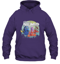 Load image into Gallery viewer, Disney Pixar Finding Nemo Group Shot Poster Hooded Sweatshirt

