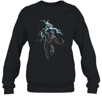 Load image into Gallery viewer, Marvel Avengers Endgame Captain America Assemble Lightning Crewneck Sweatshirt
