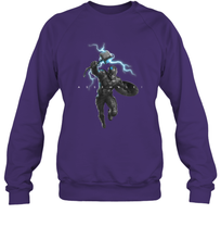 Load image into Gallery viewer, Marvel Avengers Endgame Captain America Assemble Lightning Crewneck Sweatshirt

