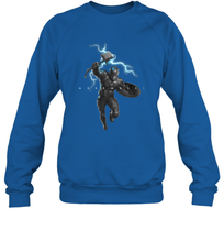 Load image into Gallery viewer, Marvel Avengers Endgame Captain America Assemble Lightning Crewneck Sweatshirt
