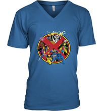 Load image into Gallery viewer, Marvel X Men Animated Series Logo Retro 90s Men's V-Neck

