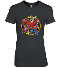 Load image into Gallery viewer, Marvel X Men Animated Series Logo Retro 90s Women's Premium T-Shirt
