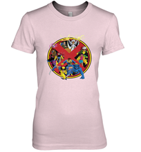 Load image into Gallery viewer, Marvel X Men Animated Series Logo Retro 90s Women's Premium T-Shirt
