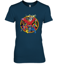 Load image into Gallery viewer, Marvel X Men Animated Series Logo Retro 90s Women's Premium T-Shirt
