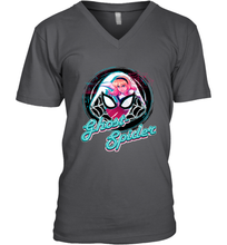 Load image into Gallery viewer, Marvel Rising Secret Warriors Ghost Spider Portrait Badge Men's V-Neck
