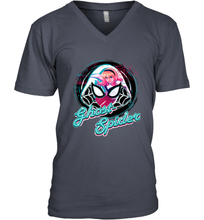 Load image into Gallery viewer, Marvel Rising Secret Warriors Ghost Spider Portrait Badge Men's V-Neck
