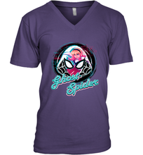Load image into Gallery viewer, Marvel Rising Secret Warriors Ghost Spider Portrait Badge Men's V-Neck
