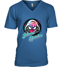 Load image into Gallery viewer, Marvel Rising Secret Warriors Ghost Spider Portrait Badge Men's V-Neck
