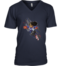 Load image into Gallery viewer, Marvel Rising Secret Warriors Miss America Action Pose Men's V-Neck
