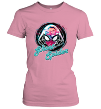 Load image into Gallery viewer, Marvel Rising Secret Warriors Ghost Spider Portrait Badge Women's T-Shirt
