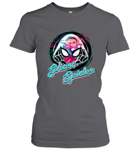 Load image into Gallery viewer, Marvel Rising Secret Warriors Ghost Spider Portrait Badge Women's T-Shirt
