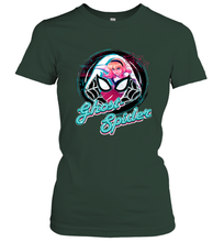 Load image into Gallery viewer, Marvel Rising Secret Warriors Ghost Spider Portrait Badge Women's T-Shirt
