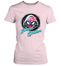 Load image into Gallery viewer, Marvel Rising Secret Warriors Ghost Spider Portrait Badge Women's T-Shirt
