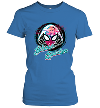 Load image into Gallery viewer, Marvel Rising Secret Warriors Ghost Spider Portrait Badge Women's T-Shirt
