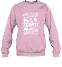Load image into Gallery viewer, A mother is like a flower each one is beautiful and unique Crewneck Sweatshirt
