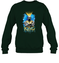 Load image into Gallery viewer, Marvel Black Panther King T�Challa Blue and Gold Crewneck Sweatshirt
