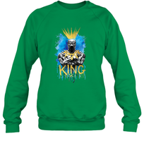 Load image into Gallery viewer, Marvel Black Panther King T�Challa Blue and Gold Crewneck Sweatshirt
