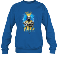 Load image into Gallery viewer, Marvel Black Panther King T�Challa Blue and Gold Crewneck Sweatshirt
