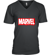 Load image into Gallery viewer, Marvel Logo Melting Letters Halloween Men's V-Neck
