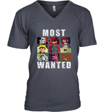 Load image into Gallery viewer, Marvel X Men Most Wanted Villains Retro Men's V-Neck
