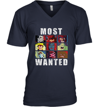 Load image into Gallery viewer, Marvel X Men Most Wanted Villains Retro Men's V-Neck
