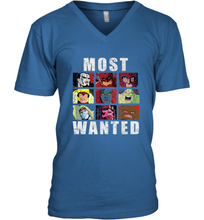 Load image into Gallery viewer, Marvel X Men Most Wanted Villains Retro Men's V-Neck
