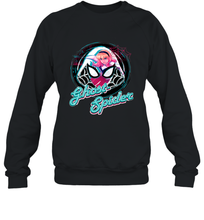 Load image into Gallery viewer, Marvel Rising Secret Warriors Ghost Spider Portrait Badge Crewneck Sweatshirt
