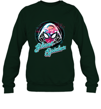 Load image into Gallery viewer, Marvel Rising Secret Warriors Ghost Spider Portrait Badge Crewneck Sweatshirt
