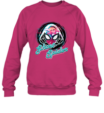 Load image into Gallery viewer, Marvel Rising Secret Warriors Ghost Spider Portrait Badge Crewneck Sweatshirt
