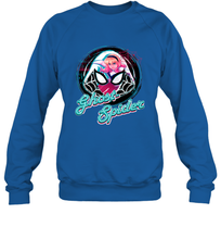 Load image into Gallery viewer, Marvel Rising Secret Warriors Ghost Spider Portrait Badge Crewneck Sweatshirt
