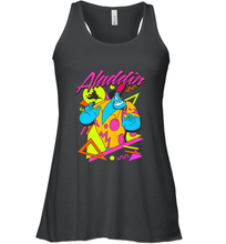 Load image into Gallery viewer, Disney Aladdin Genie In A Shirt Retro Abstract Women's Racerback Tank

